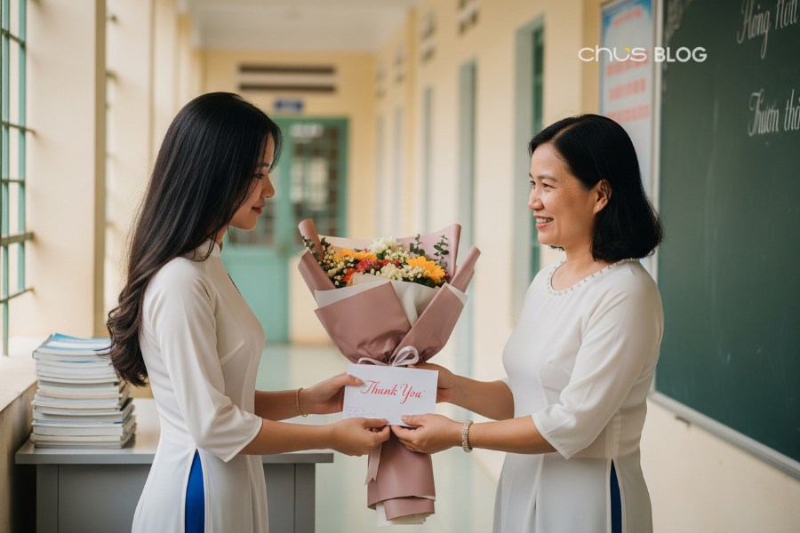 Cùng nhau biến khoảnh khắc tri ân này thành một kỷ niệm đẹp không thể nào quên nhé!