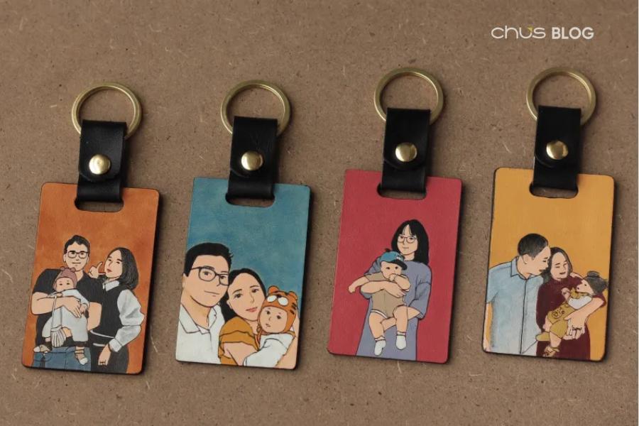 Leather keychain - a small but loyal companion, taking your brand everywhere
