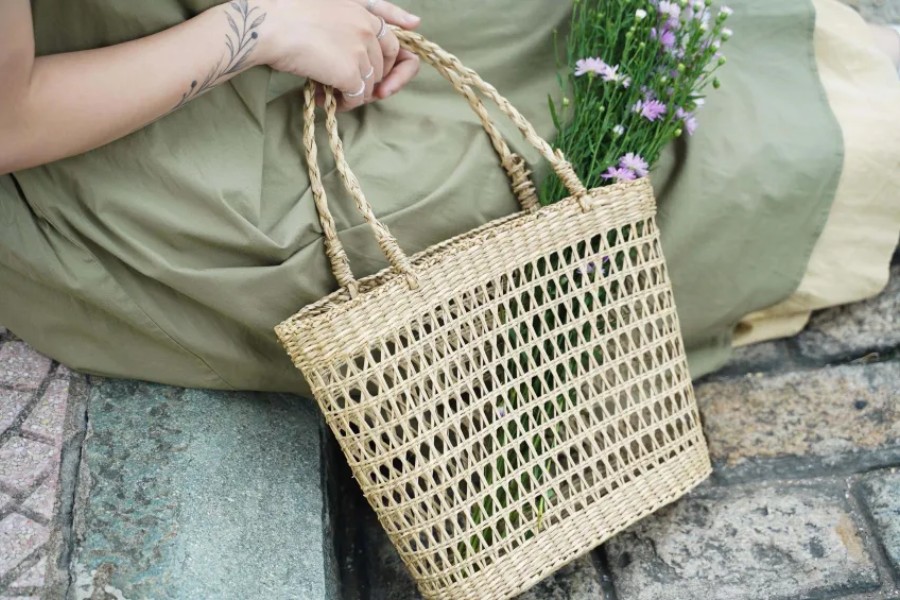 Túi thủ công từ tre nứa - bền đẹp và thân thiện với môi trường