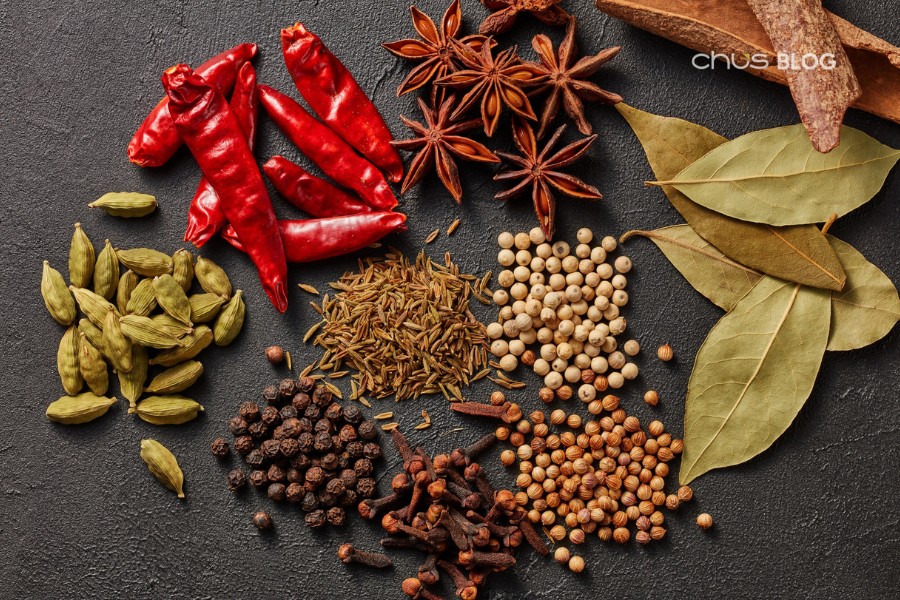 A small spice bag brings the whole family warm flavors from home, turning a strange kitchen into a familiar little corner