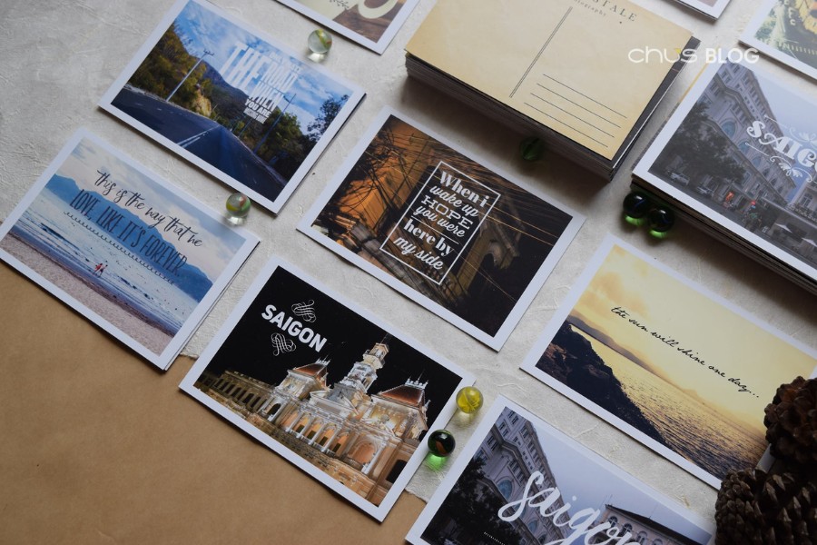 What's special about postcards is that you can write a few words of sentiment, creating high emotional connection