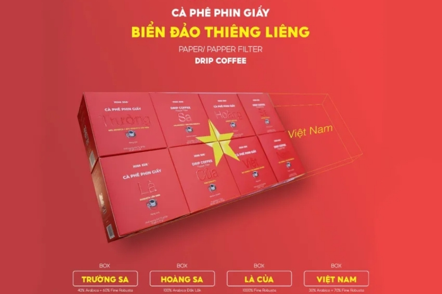 Tuyên ngôn chủ quyền Việt Nam qua từng tách cà phê.