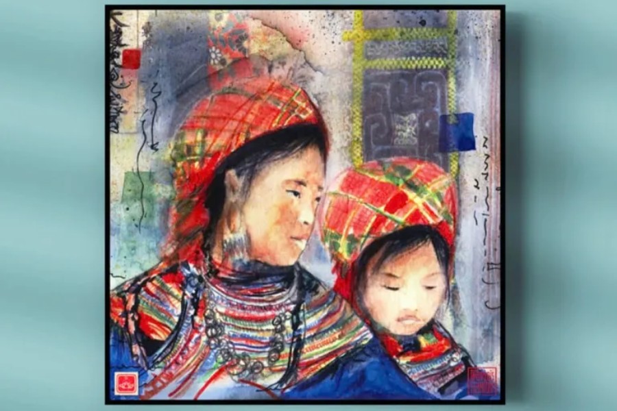 Small Vietnamese paintings - Hanoi Old Quarter, Sapa, Mekong at your fingertips