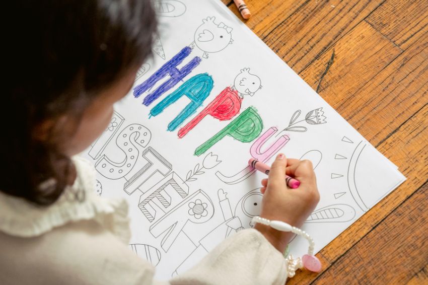 Drawing books to encourage early artistic skills as personalized gifts