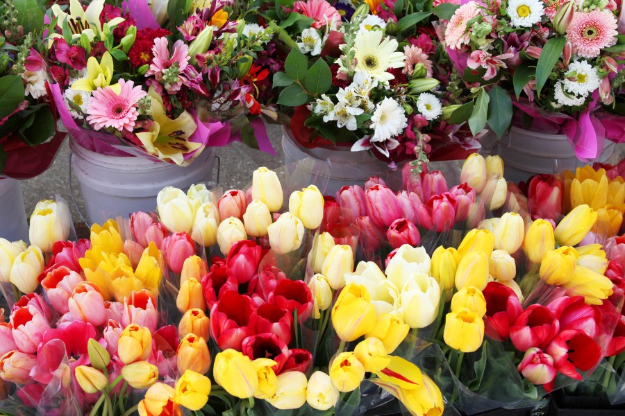 Fresh flowers - the language of love without words but so sweet