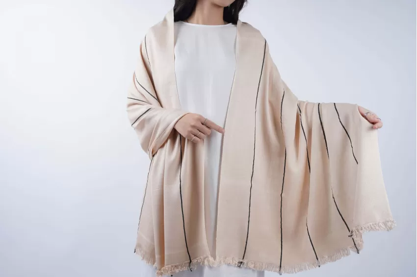  quà tặng doanh nghiệp, corporate gift, khăn choàng lụa & linen, silk & linen scarf 