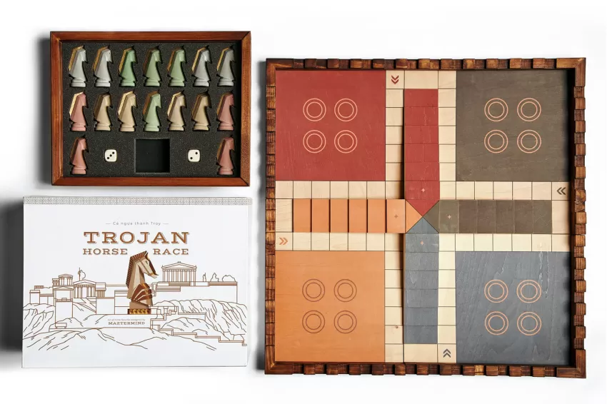 quà tặng doanh nghiệp, corporate gift, cờ cá ngựa, seahorse board game