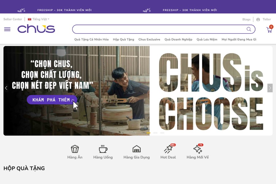 CHUS - where Vietnamese handmade gift essentials converge at reasonable prices