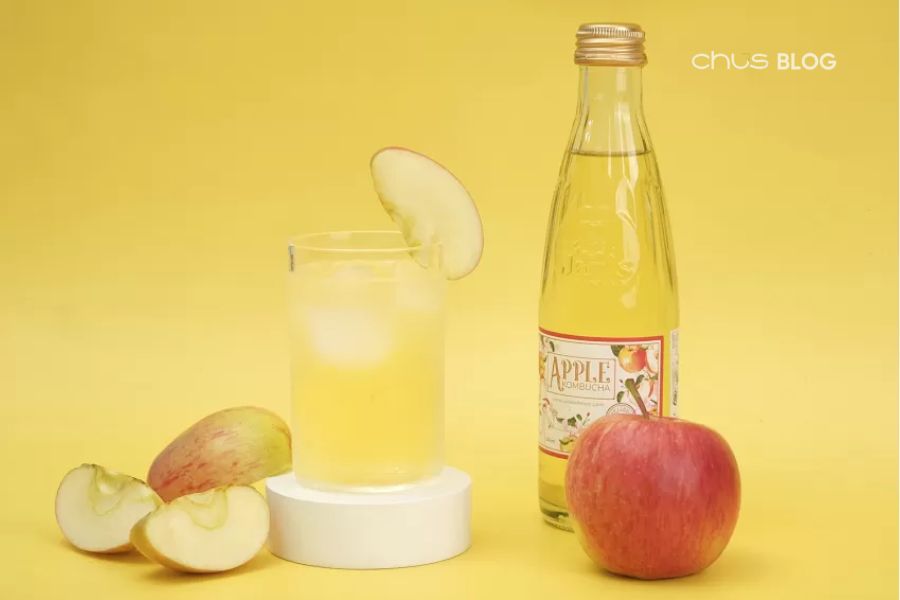 Set kombucha thủ công đóng chai với các hương vị tự nhiên là món quà healthy giải nhiệt tuyệt vời trong những ngày hè oi bức