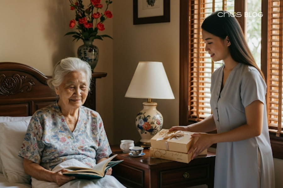Summer combo for elderly care, easing health issues like sleep, joints, and digestion.