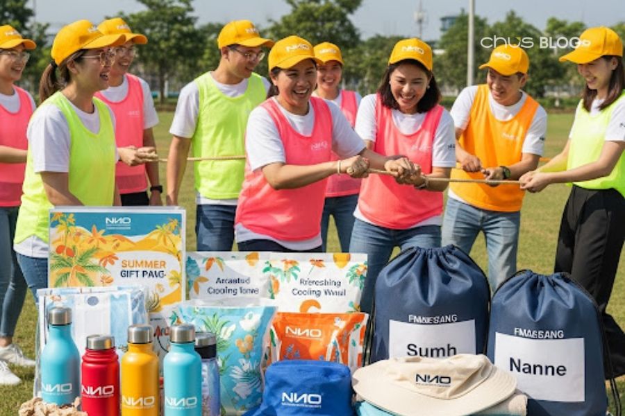 Quà tặng team building mùa hè - giải pháp tăng động lực và gắn kết đội nhóm hiệu quả