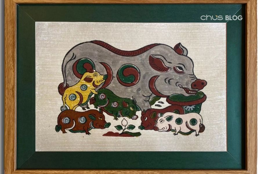 Dong Ho paintings with 400-year-old technique