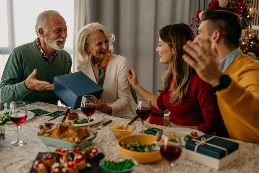 The right gift will naturally and warmly start conversations