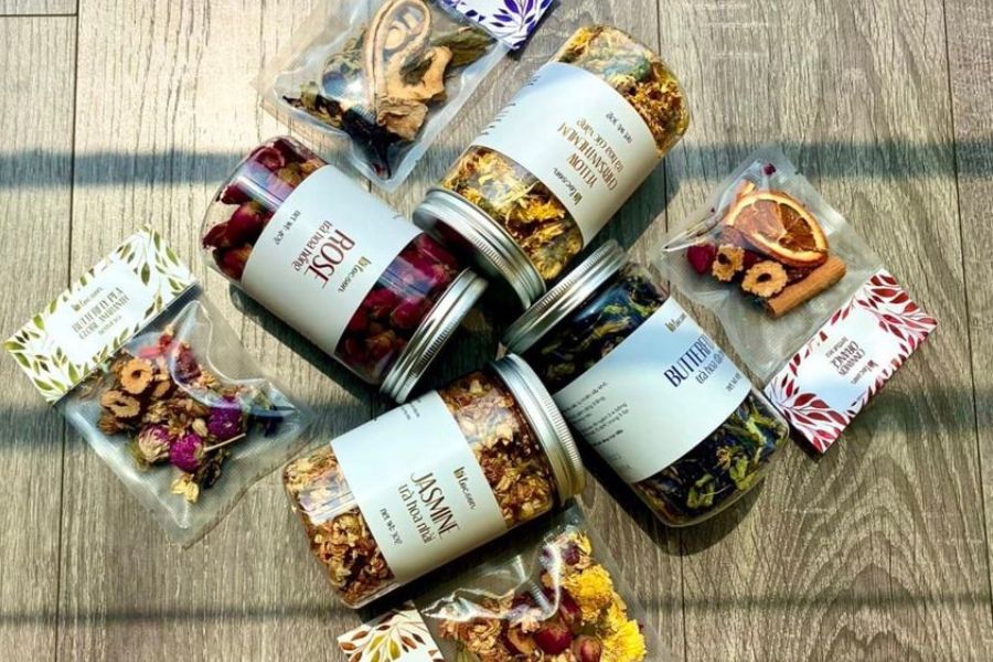 trà, tea, herbal tea, trà thảo mộc, lộc sơn trà, thương hiệu Việt, Vietnamese brands, local brands