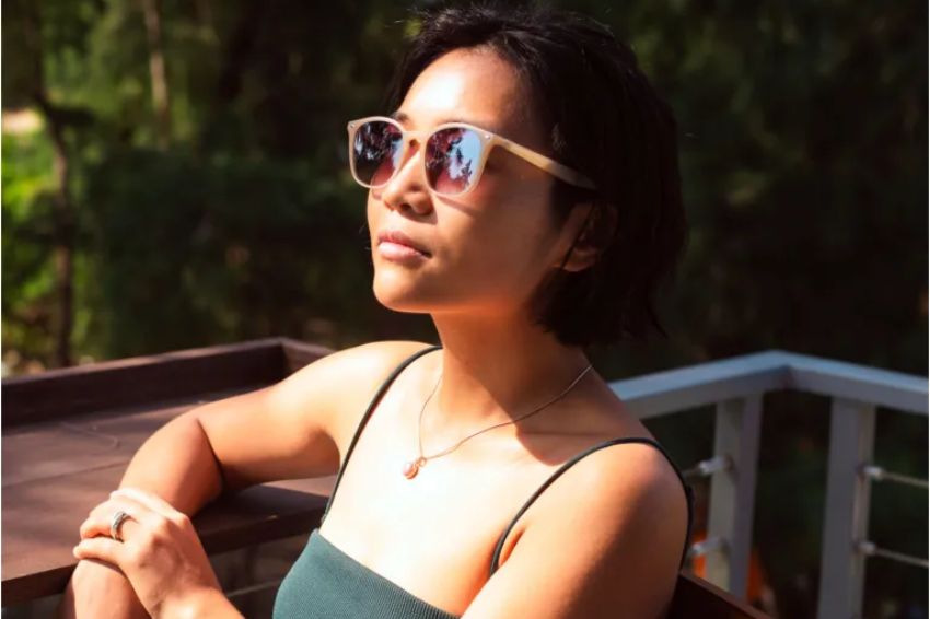 Image 1. Sunglasses are a summer heat protection product with impressive designs, adding style when outdoors