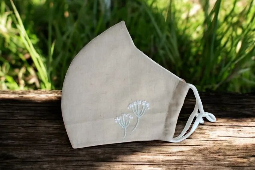 Image 11. Multi-layer fabric masks are effective summer heat protection products for the skin