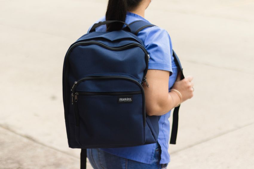 Backpacks support scientific, convenient organization of items