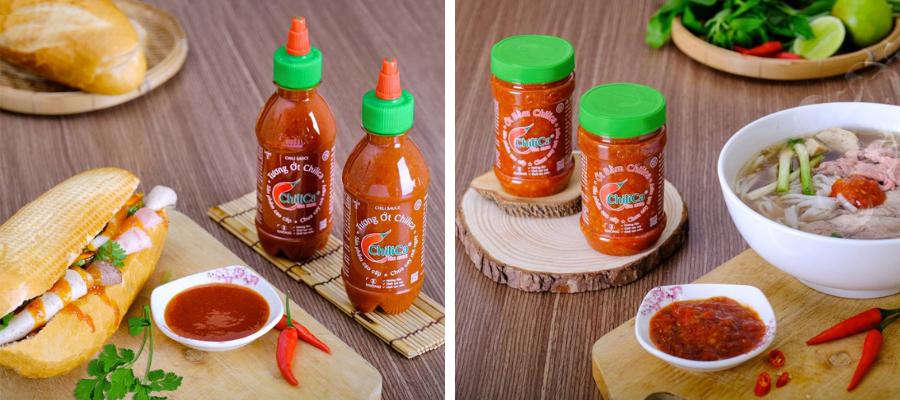 tương ớt chilica, ớt bằm chilica, chili sauce, chili paste