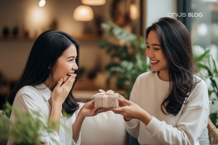 Double happiness when both giving and receiving joy