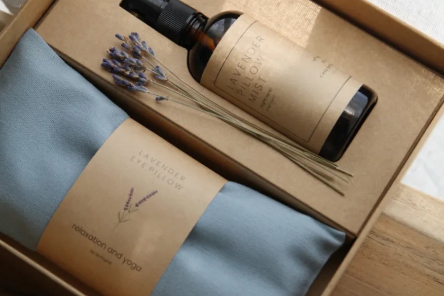 Lavender eye pillow - a wellness gift for your idol's mental health