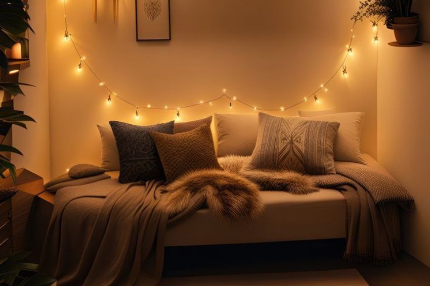 Cleaning and decorating is a habit that helps you sleep better and relax in a tidy space