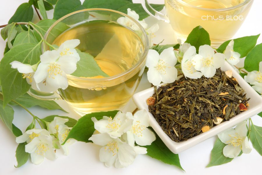Jasmine tea with its delicate fragrance - creating a sense of peace before important exam days
