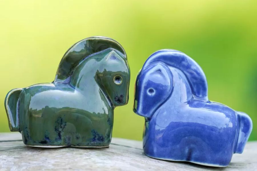 Image 08: Mini ceramic figurines creating wonderful accents for living spaces