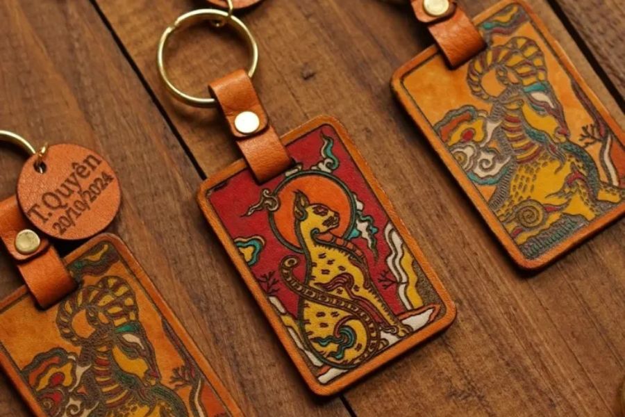 Zodiac-designed keychains showing thoughtful gift selection