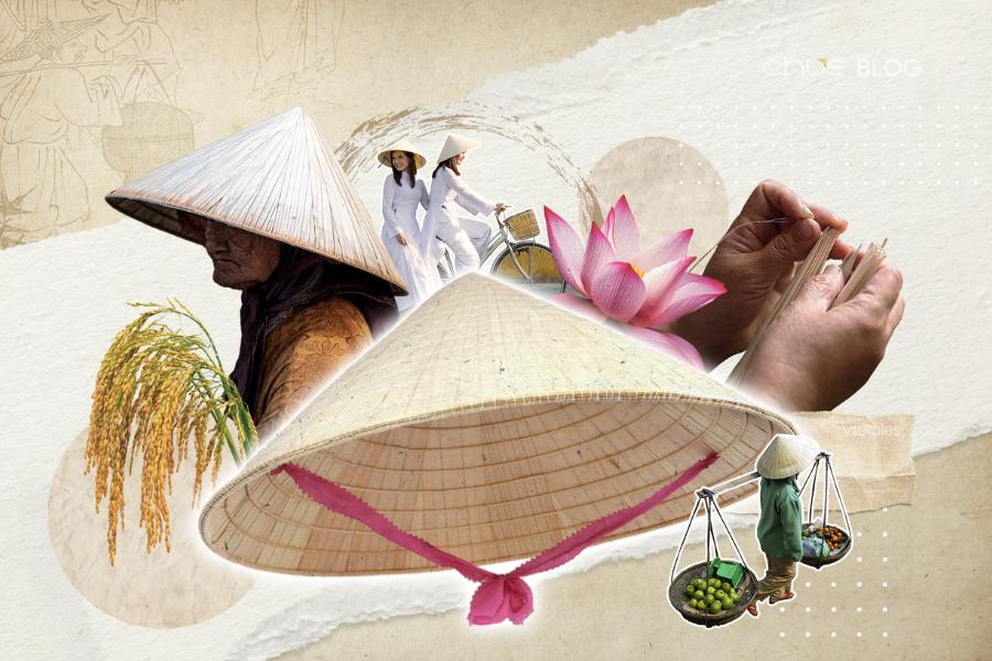Nón lá với thiết kế độc đáo vừa chống nắng vừa chống mưa - biểu tượng văn hóa đặc trưng nhất của Việt Nam