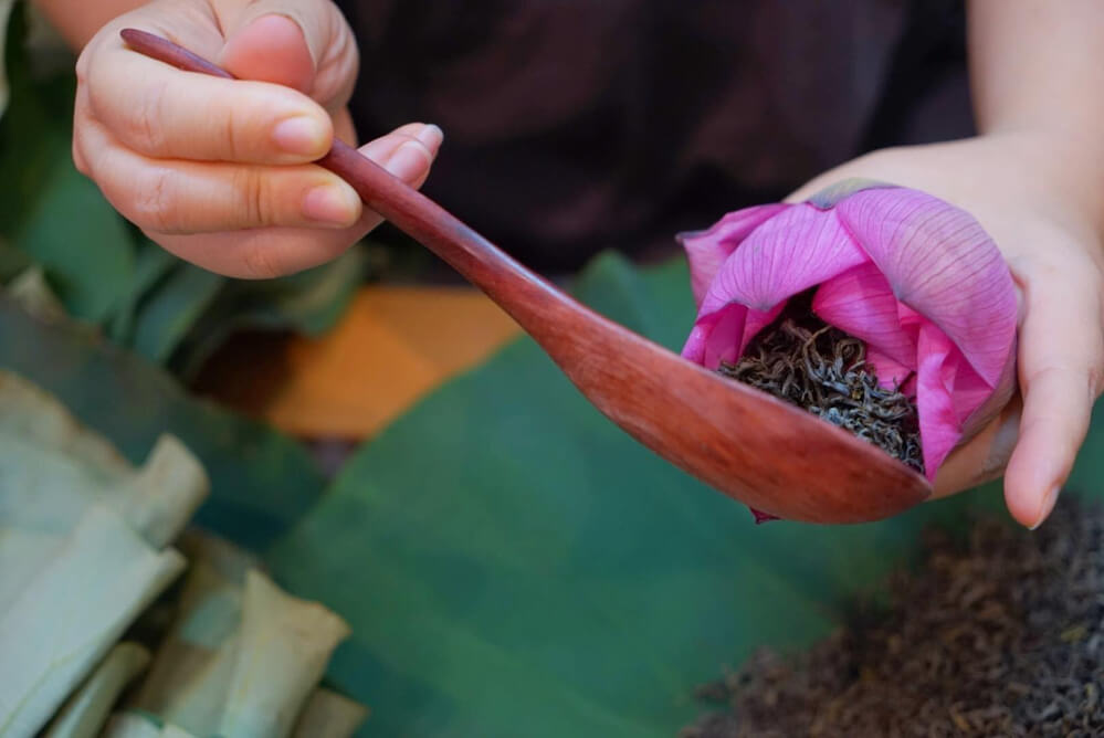 trà sen, lotus tea, quà Việt Nam, Vietnamese gifts