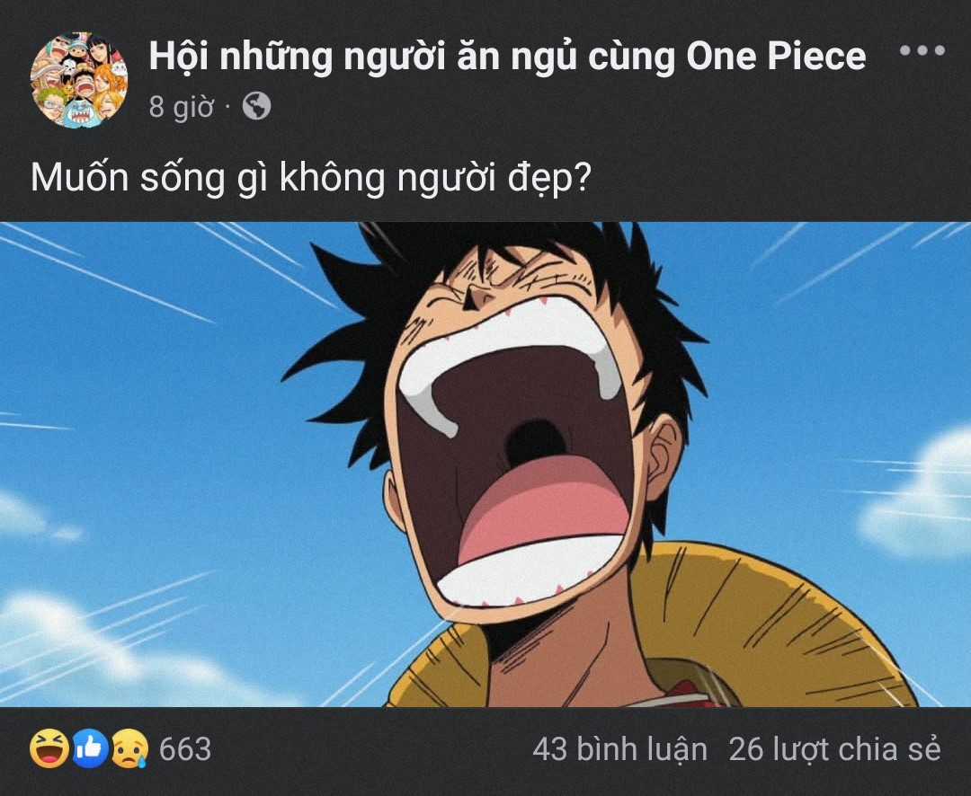 fanpage one piece trend cơm nước