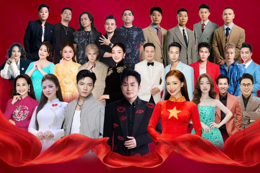 Poster for the art program "Proud to be Vietnamese"