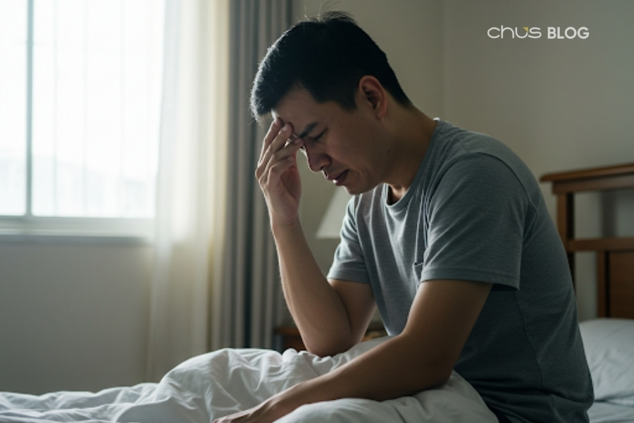 Đau đầu buổi sáng do thiếu ngủ
