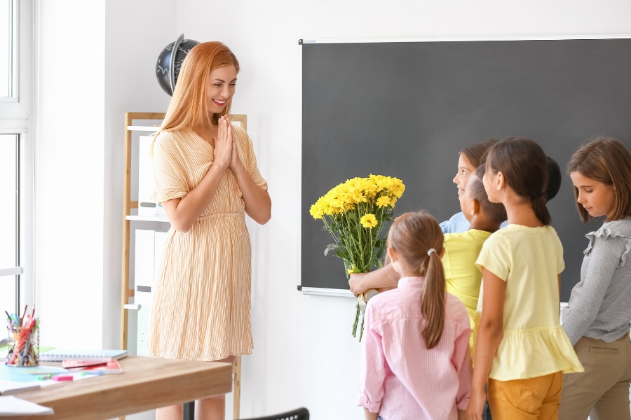 Teachers - those who light the torch of knowledge for students