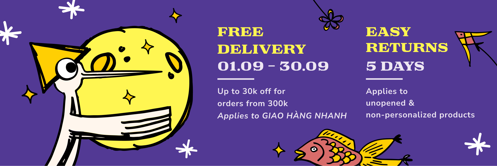 Free ship September