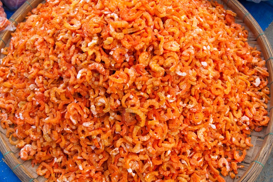 Ca Mau dried shrimp with distinctive "white gold" quality