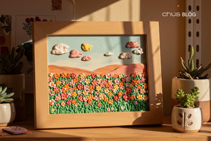 Every line on handmade clay art contains the feelings and care of the giver.