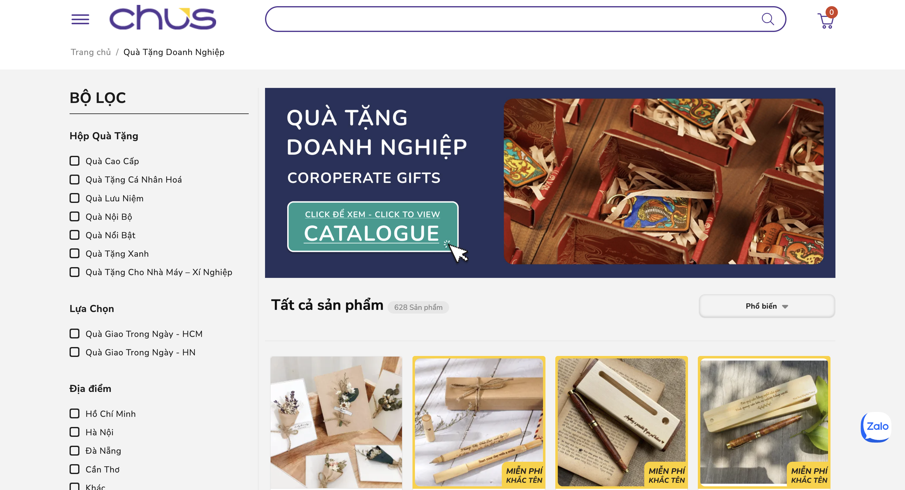 CHUS - Nền tảng quà tặng Made in Vietnam được 500+ doanh nghiệp tin tưởng