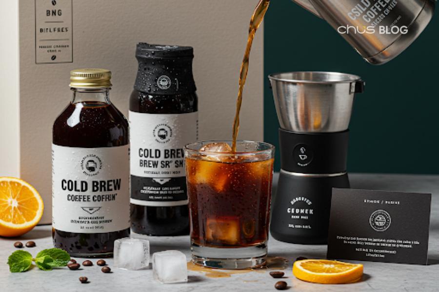 Handcrafted cold brew coffee combo - "vitamin C(affeine)" helping your boss stay alert and cool during sultry summer days.