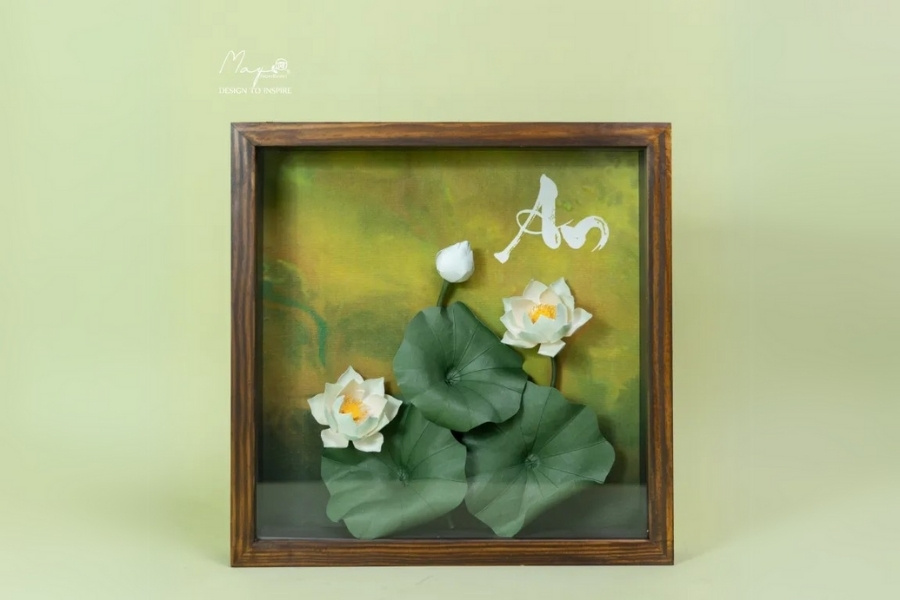 Lotus Peace Painting - A peaceful moment for moms with their own time