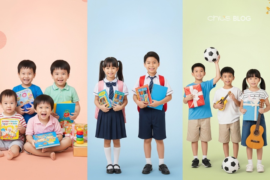 Lựa chọn quà phù hợp theo từng độ tuổi - bí quyết mang lại niềm vui hoàn hảo