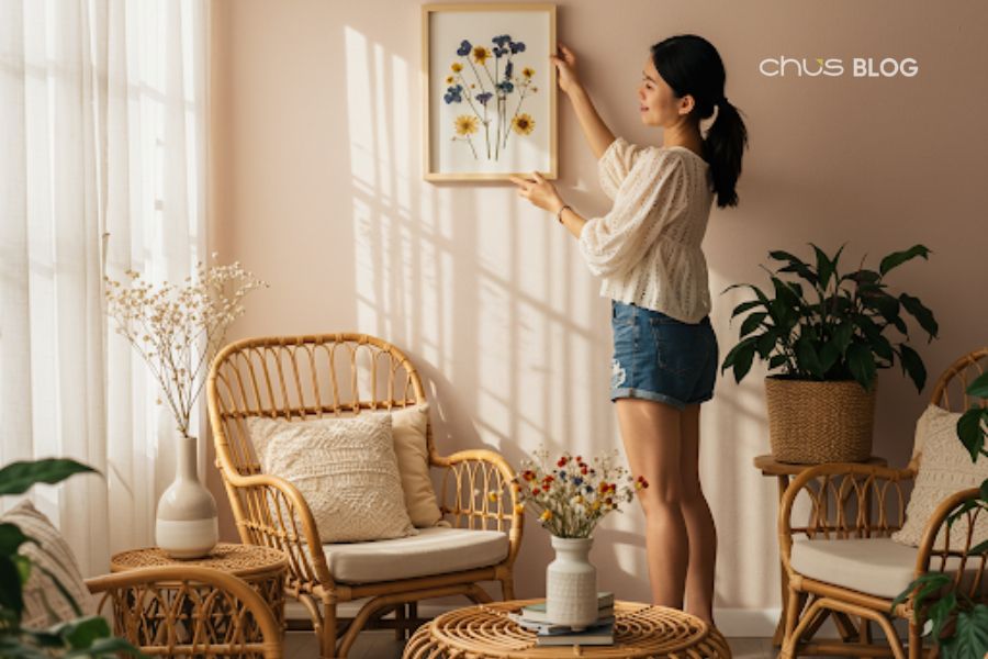 Dried flower frames bring delicate, elegant beauty, making your living space more artistic and classy