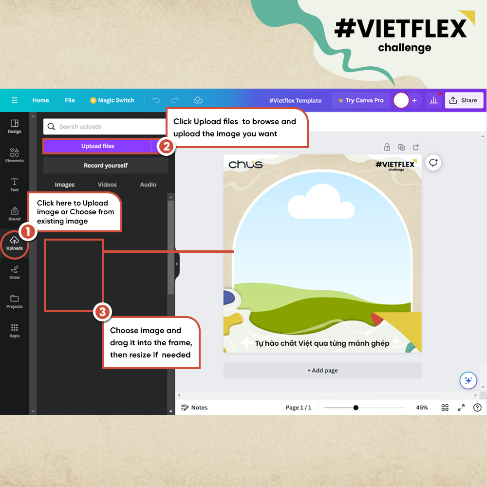 vietflex, avatar, ảnh đại diện, chus, hướng dẫn đổi ảnh đại diện