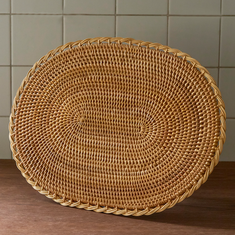 Oval Rattan Placemat Phùng Ân CHUS