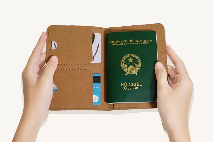 Washable Paper Passport Cover, Detachable Cover Design, Compact And Convenient, High Durability, Leather Wallet, Personalized Gift, Corporate Gift